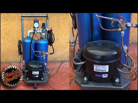 Como hacer un Compresor de Aire Silencioso  / Silent Air Compressor |DIY