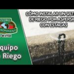 Cómo Instalar Un Sistema De Riego Por Aspersión Con Estacas - Categoría Riego Agrícola Videos 2021 - @Dakxim México