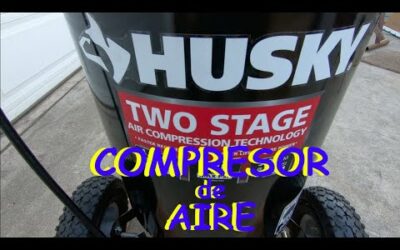 Desempaquetando HUSKY Compresor de aire // HUSKY 30 Gal. 175 PSI 2 Stage Air Compressor.