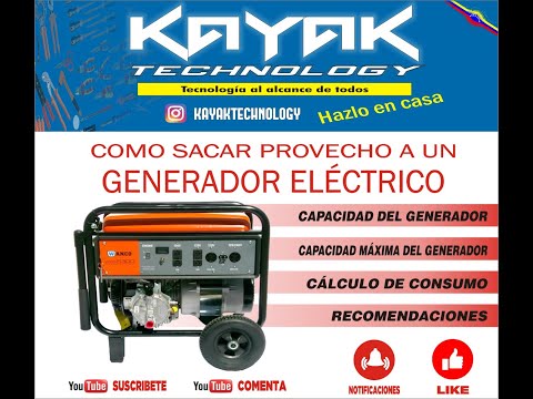 Generador ElÉctrico Calculo De Consumo - Categoría Videos de Generadores 2021 - @Dakxim México