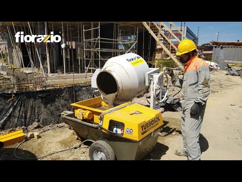 Mezcladora de Concreto y mortero Silenmix350E, Fiorazio