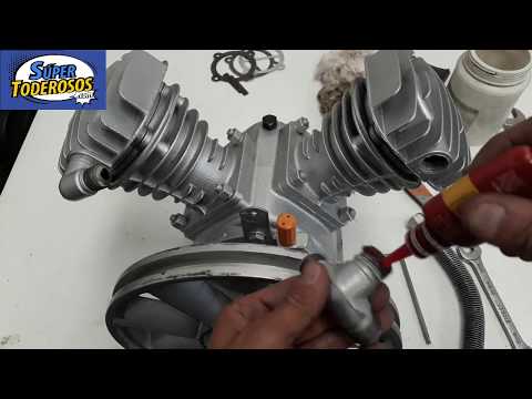 Reparar Cabezal De Compresor Doble PistÒn - Categoría Videos de Compresores Mexicanos - @Dakxim México