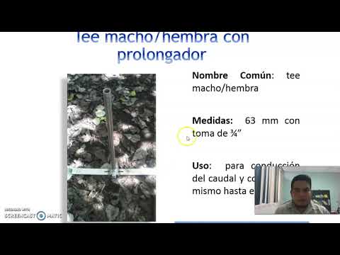 Unidad 2.8 Tubería Y Accesorios Riego Mini Aspersión - Categoría Riego Agrícola Videos 2021 - @Dakxim México